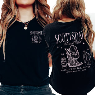 カスタムスコッツデールバチェロレッテソーシャルクラブ Tシャツ