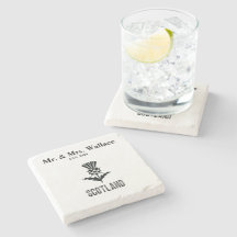 カスタムスコティッ結婚トのコースター婚約