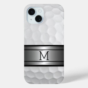 カスタムスタイリッシュゴルフスポーツボールディンプル画像 iPhone 15ケース