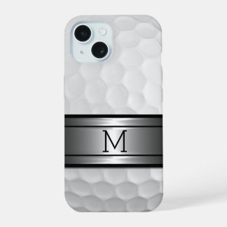 カスタムスタイリッシュゴルフスポーツボールディンプル画像 iPhone 15ケース