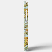 カスタムスタイリッシュシックなピンクのバラの花アートパターン Case-Mate iPhoneケース (裏面 / 左)