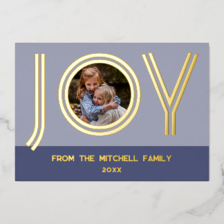 カスタムスタイリッシュシック紫ミニマル金ゴールド 箔シーズンカード