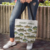 カスタムスタイリッシュパーソナライズされた魚 トートバッグ