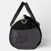 カスタムスタイリッシュブラックベージュドリームエ信じンド達成 ダッフルバッグ (右)