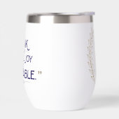 カスタムスタイリッシュモダンエレガント引用文トースト (左面)