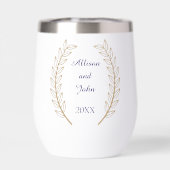 カスタムスタイリッシュモダンエレガント引用文トースト (背面)