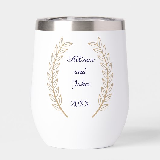 カスタムスタイリッシュモダンエレガント引用文トースト (背面)