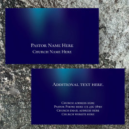 カスタムスタイリッシュモダンキリスト教牧師 名刺