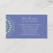 カスタムスタイリッシュモダンパープルグリーンシックシンプル 名刺 (正面)