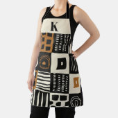 カスタムスタイリッシュモノグラムアフリカンマッドクロスプリント エプロン (インサイチュ)