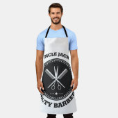 カスタムスタイリッシュ理容師 エプロン (着用した状態)