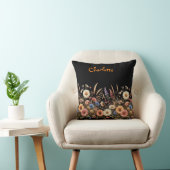 カスタムスタイリッシュ花 クッション (椅子)