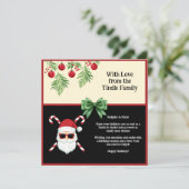 「カスタムスタイルで降りるんだ！」 クリスマスの挨拶 シーズンカード (スタンド正面)