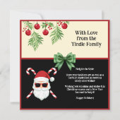 「カスタムスタイルで降りるんだ！」 クリスマスの挨拶 シーズンカード (正面)