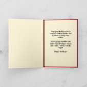 「カスタムスタイルで降りるんだ！」 クリスマスの挨拶 シーズンカード (内部)