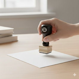 カスタムスタイル向け1x1インチウッドスタンプ ラバースタンプ