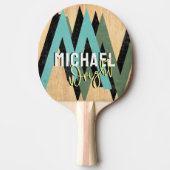 カスタムスタイル設計モノグラム 卓球ラケット (正面)