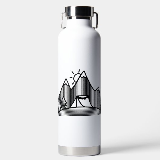 カスタムスタイル:Thor Copper Vacuum Insu ウォーターボトル (正面)