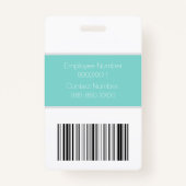 カスタムスタッフの写真IDバッジ バッジ (裏面)