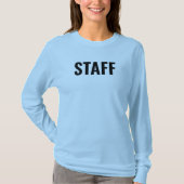 カスタムスタッフクルームメンバーウォンズ長袖 Tシャツ (正面)