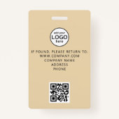 カスタムスタッフQRコードイベント金ゴールドバッジ バッジ (裏面)