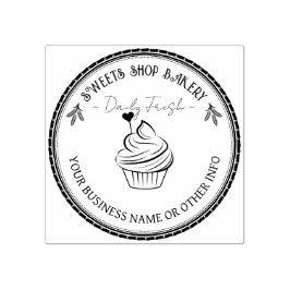 カスタムスタンプゴム |かわいい自家製ベーカリーロゴ ラバースタンプ