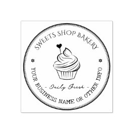 カスタムスタンプゴム |自家製エレガントベーカリーロゴ ラバースタンプ