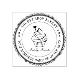 カスタムスタンプゴム |自家製エレガントベーカリーロゴ ラバースタンプ