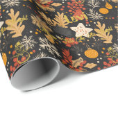 カスタムスターとオーナメントクリスマス ラッピングペーパー (ロールコーナー)