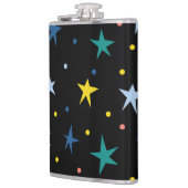 カスタムスターパターンビール&ワインフラスコ フラスク (左)