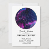 カスタムスターマップカード – 記念日&結婚ギフト シーズンカード (正面)