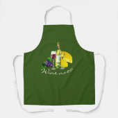 カスタムスッシー賢いワインパン"ワインではない" エプロン (正面)