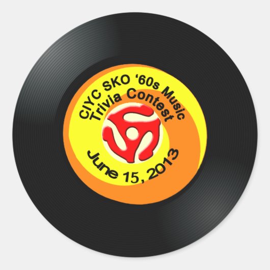 カスタムステッカー10 ラウンドシール (正面)