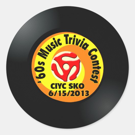 カスタムステッカー5 ラウンドシール (正面)