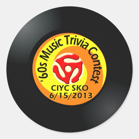 カスタムステッカー6 ラウンドシール (正面)