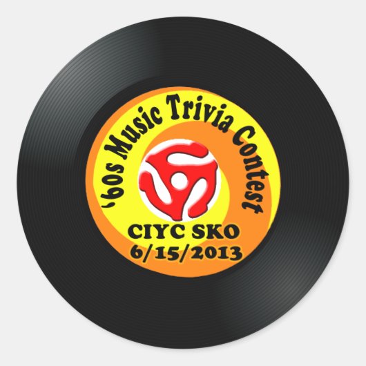 カスタムステッカー8 ラウンドシール (正面)