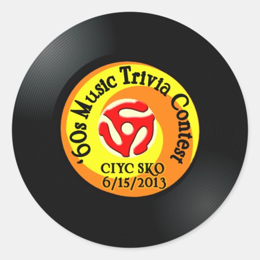 カスタムステッカー9 ラウンドシール (正面)