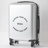 カスタムステッカー オーダーメイド シール (スーツケース)