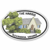 カスタムステッカー – ハリス シール (正面)