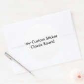 カスタムステッカー – 大きい丸型 ラウンドシール (封筒)