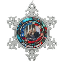 カスタムステンドグラスデザイン米国国旗の愛国心