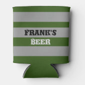 カスタムストライプはっきりした父の日 缶クーラー (正面)