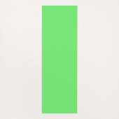 カスタムストライプエレガントレインボーカラーライトグリーン ヨガマット (裏面)