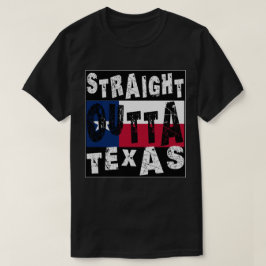 カスタムストレートアウトタテキサス州ミームティー Tシャツ