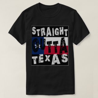 カスタムストレートアウトタテキサス州ミームティー Tシャツ