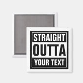 カスタムストレートアウトタ冷蔵庫用マグネット マグネット (正面/裏面)