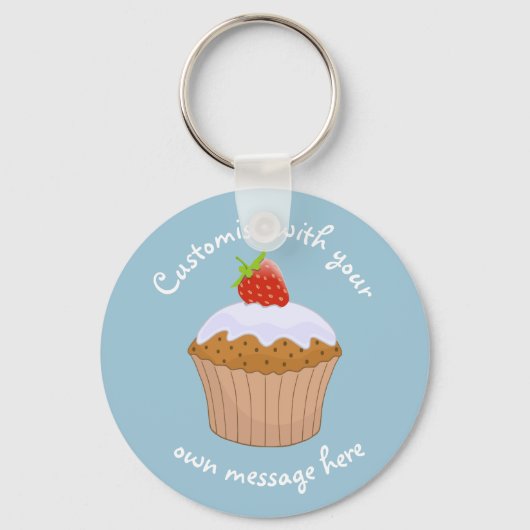 カスタムストロベリーバンキーチェーン キーホルダー (正面)