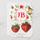 カスタムストロベリーフラットカード (正面)