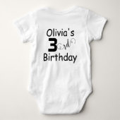 カスタムストロベリープンベリービッグ&3年 ベビーボディスーツ (裏面)