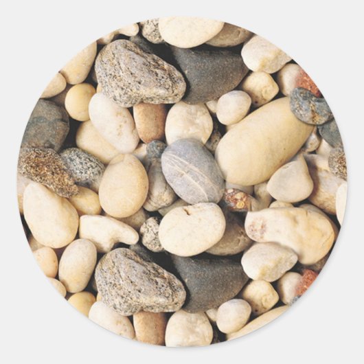 カスタムストーンズ空白のトレンディーエレガントテンプレート ラウンドシール (正面)